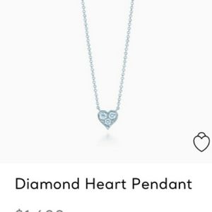 Tiffany & Co. Diamond Heart Necklace